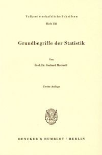 Produktbild: Grundbegriffe der Statistik.