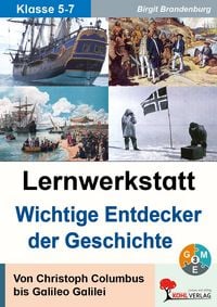 Produktbild: Lernwerkstatt Wichtige Entdecker der Geschichte