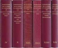 Produktbild: International Encyclopedia of Comparative Law, Volume X