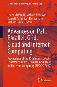 Produktbild: Advances on P2P, Parallel, Grid, Cloud and Internet Computing