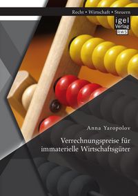 Produktbild: Verrechnungspreise f&uuml;r immaterielle Wirtschaftsg&uuml;ter
