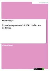Produktbild: Karteninterpretation L 8524 - Lindau am Bodensee