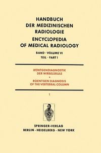 Produktbild: R&ouml;ntgendiagnostik der Wirbels&auml;ule Teil 1 / Roentgendiagnosis of the Vertebral Column Part 1