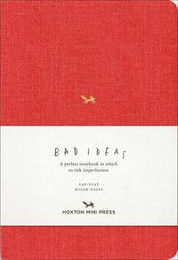 Produktbild: A Notebook for Bad Ideas (Medium / Red / Lined)