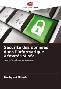 Produktbild: S&eacute;curit&eacute; des donn&eacute;es dans l'informatique d&eacute;mat&eacute;rialis&eacute;e