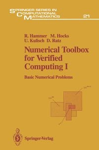 Produktbild: Numerical Toolbox for Verified Computing I