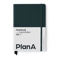 Produktbild Notizbuch A5 Hardcover Blanko Moss Green