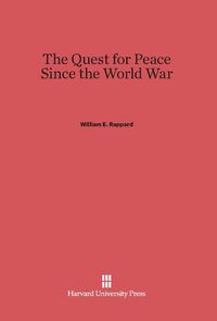 Produktbild: The Quest for Peace Since the World War