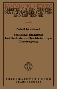Produktbild: Statische Stabilit&auml;t bei Drehstrom-Hochleistungs&uuml;bertragung