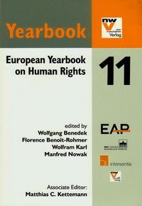 Bild vom Artikel Benedek, W: European Yearbook on Human Rights 11 vom Autor Wolfgang Benedek