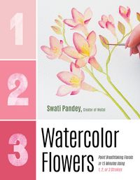 Produktbild: 1, 2, 3 Watercolor Flowers