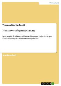 Produktbild: Humanverm&ouml;gensrechnung