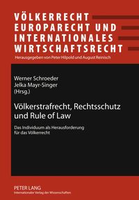 Produktbild: V&ouml;lkerstrafrecht, Rechtsschutz und Rule of Law