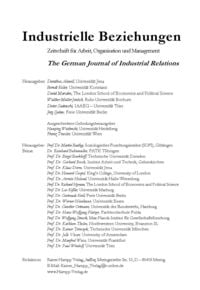Produktbild: Industrielle Beziehungen