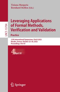 Produktbild: Leveraging Applications of Formal Methods, Verification and Validation. Practice