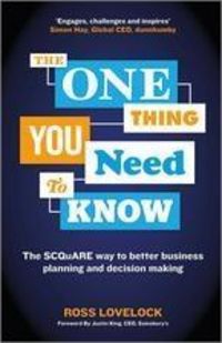 Produktbild: The One Thing You Need to Know