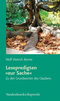 Produktbild: Lesepredigten &raquo;zur Sache&laquo;