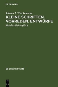 Produktbild: Kleine Schriften &bull; Vorreden &bull; Entw&uuml;rfe