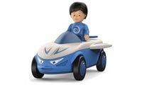 Produktbild: SIKU 0107 - Toddys, Mike Moby, Spielzeugauto mit Spielfigur, blau/grau