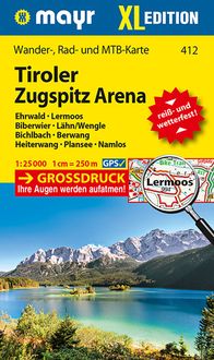 Bild vom Artikel Mayr Wanderkarte Tiroler Zugspitz Arena XL, Ehrwald, Lermoos, Biberwier, Lähn/Wengle, Bichlbach, Berwang, Heiterwang, Plansee, Namlos 1:25.000 vom Autor Kompass-Karten GmbH