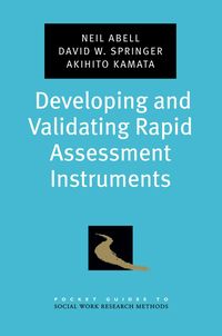 Produktbild: Developing and Validating Rapid Assessment Instruments
