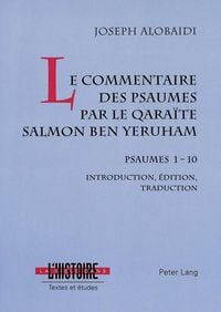 Produktbild: Alobaidi, J: Commentaire des psaumes par le qara&iuml;te Salmon b