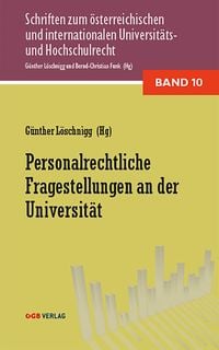 Produktbild: Personalrechtliche Fragestellungen an der Universit&auml;t