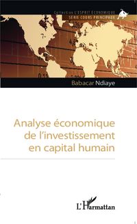 Produktbild: Analyse &eacute;conomique de l'investissement en capital humain