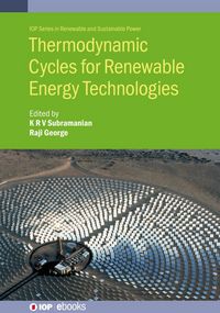 Produktbild: Thermodynamic Cycles for Renewable Energy Technologies