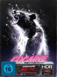 Produktbild: Cocaine Bear - Mediabook B - Limited Edition 666 St&uuml;ck (Blu-ray + 4K Ultra HD)