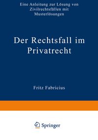 Produktbild: Der Rechtsfall im Privatrecht