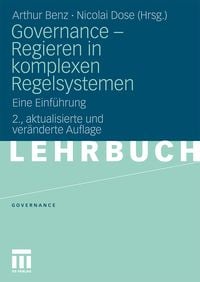 Produktbild: Governance - Regieren in komplexen Regelsystemen