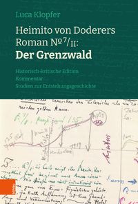 Produktbild: Heimito von Doderers Roman No 7/II: Der Grenzwald