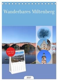 Produktbild: Tischplaner 2027 - Wanderbares Miltenberg (A5 Tischkalender zum Aufstellen) CALVENDO
