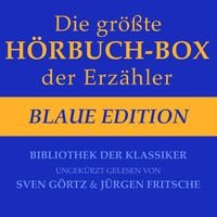 Produktbild: Die gr&ouml;&szlig;te H&ouml;rbuch-Box der Erz&auml;hler: Blaue Edition