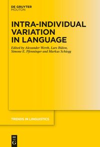 Produktbild: Intra-individual Variation in Language