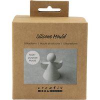 Produktbild: Creativ Company Silikonform, Engel, H 9,5 cm, B 7 cm, Matt transparent, 1 Stk