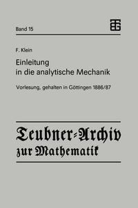 Produktbild: Einleitung in die analytische Mechanik