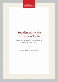 Produktbild: Supplement to the Tuckerman Tables
