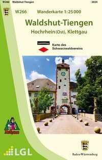 Produktbild: W266 Wanderkarte 1:25 000 Waldshut-Tiengen