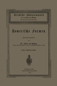 Produktbild: Griechische Schulgrammatik
