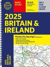 Produktbild: 2025 Philip's Road Atlas Britain and Ireland