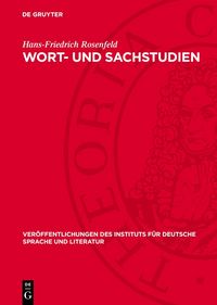 Produktbild: Wort- und Sachstudien