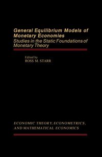Produktbild: General Equilibrium Models of Monetary Economies