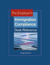 Produktbild: Siskind, G:  The  Employer's Immigration Compliance Desk Ref