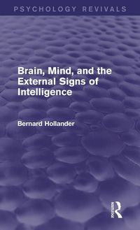 Produktbild: Brain, Mind, and the External Signs of Intelligence