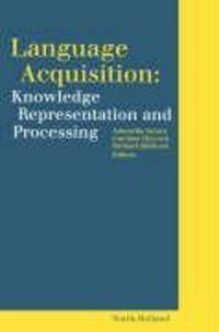 Produktbild: Language Acquisition: Knowledge Representation and Processin