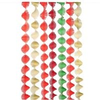 Produktbild: Krepp Girlanden, Weihnachtsmix, MIX, 7 Stk, 17,5 cm x 3 m, inkl. 2 m Kordel