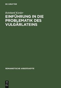Produktbild: Einf&uuml;hrung in die Problematik des Vulg&auml;rlateins