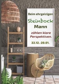 Produktbild: Beim ehrgeizigen Steinbock Mann z&auml;hlen klare Perspektiven